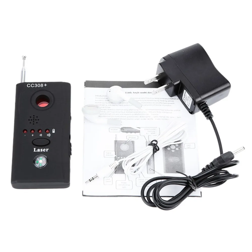 Full Range Wireless GPS Signal Detector Anti-Spy Bug Detect Scanner Laser Detection Radio Vibration Beep Warnings | Безопасность и