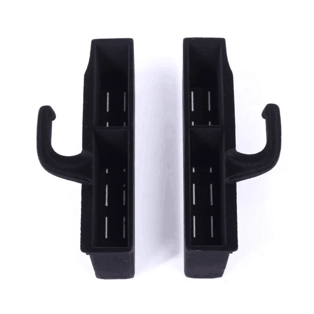 

BBQ@FUKA 2Pcs/set Black Inner Front Door Storage Box Holder Cover For 2015 2016 Discovery Sport Car Styling Auto Accessories