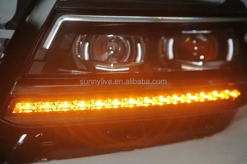 Для VW Tiguan светодиодный головной фонарь объектив проектора LD