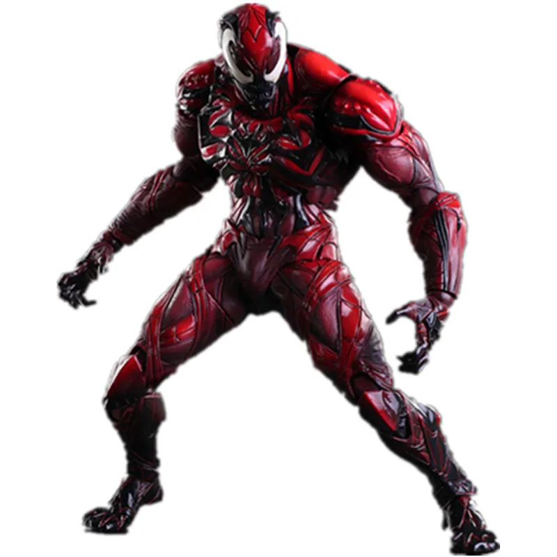 Фигурки Человека-паука для игры в искусство Kai Venom 250 мм ПВХ аниме Человек-паук Коллекция игрушек модель Фигурка Venom Play Arts Kai