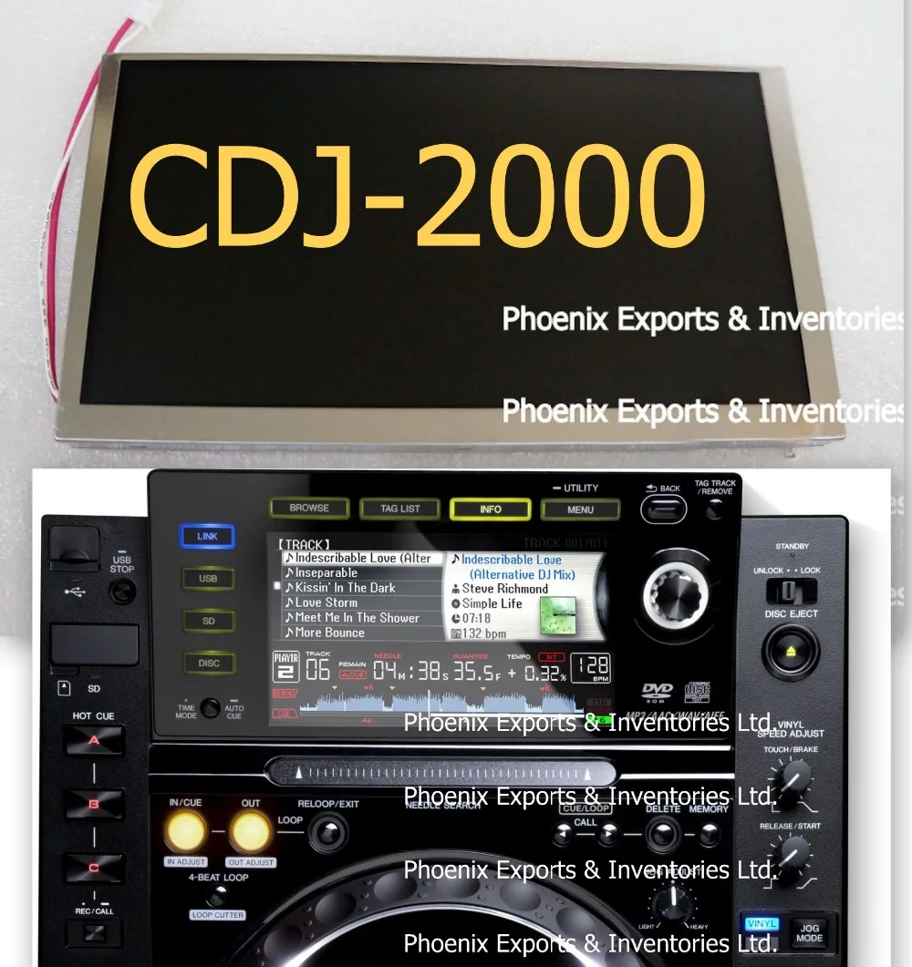 Оригинальный ЖК экран для pioneer CDJ2000 CDJ 2000 панель дисплея|ЖК-модули| |
