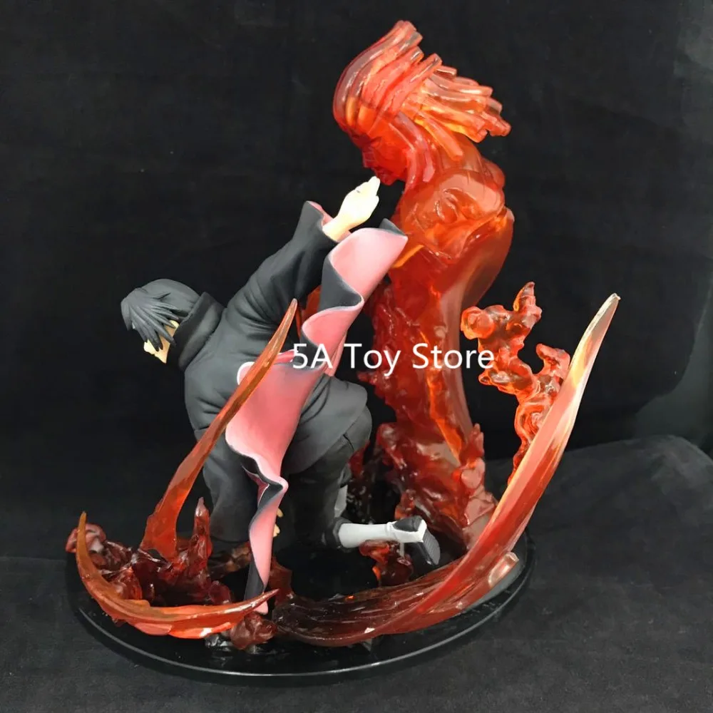 Экшн-фигурка рисунок аниме Наруто Zero Fire Uchiha Itachi и Sasuke Susanoo из ПВХ Коллекционная
