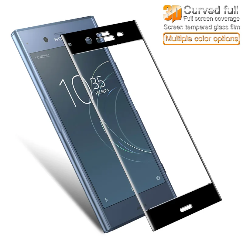 Закаленное 3D защитное стекло IMAK Для Sony Xperia XZ1|tempered glass screen protector|glass protectorscreen protector |