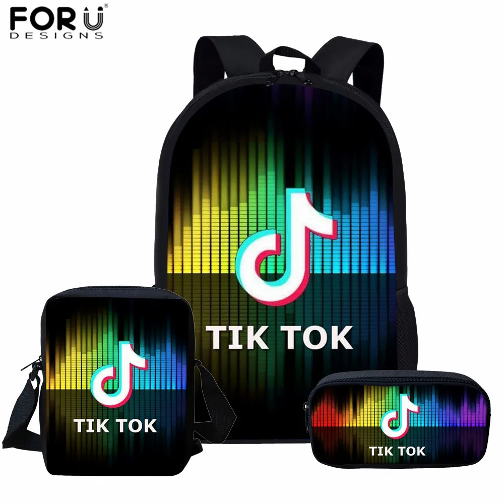 L4862CEK FORUDESIGNS/школьные сумки для девочек-подростков с музыкальными нотами; женский рюкзак для путешествий; школьная сумка для девочек; комплекты; Прямая поставка; mochila feminina - Цвет: L4862CEK
