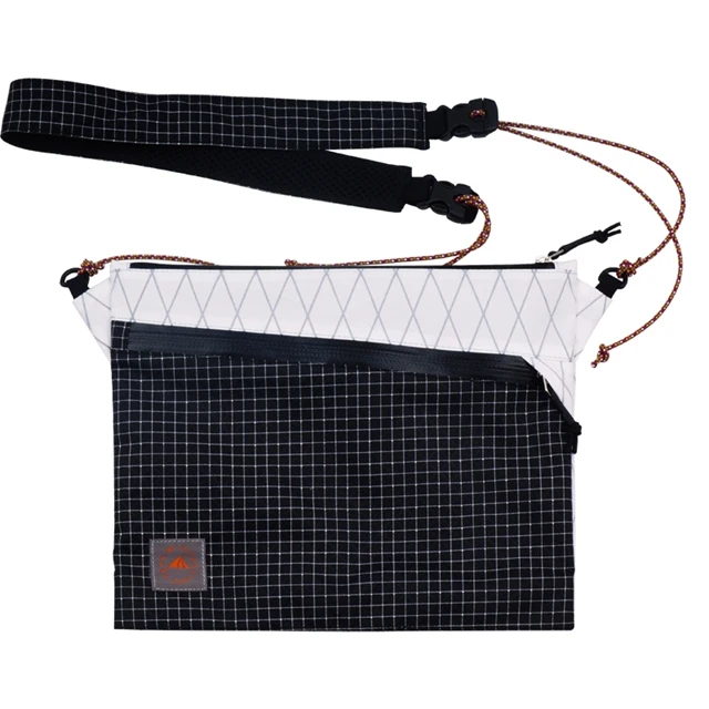 Black White 3F UL gear XPAC дорожная сумка, Ультралегкая портативная мини-сумка, походная простая жизнь, 2 кемпинга, сумка через плечо, 4 цвета - Цвет: Black White