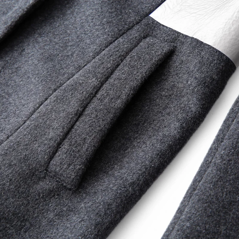 Amii Офисная Леди Женское шерстяное пальто 2018 зимнее покрытое Slim Fit кнопка Turn Down
