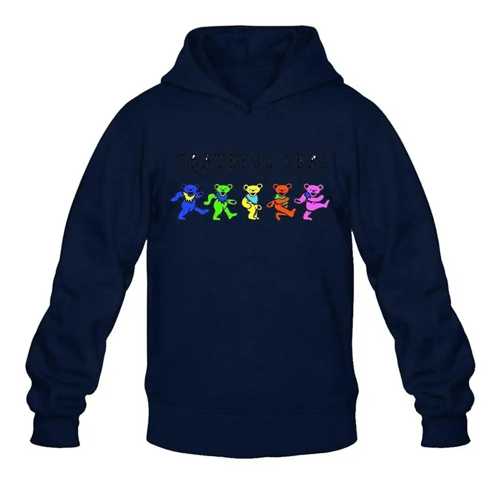 Мужская Grateful Dead Танцующие Медведи Толстовка Толстовка|hoodie sweatshirt|sweatshirt 2013hoodie mask |