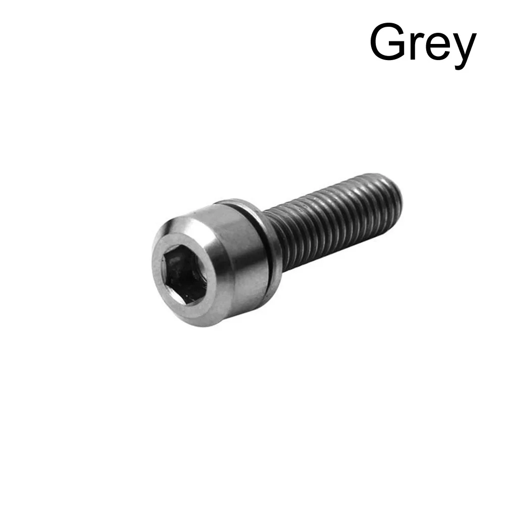 1 шт. M6x20mm дисковые тормоза болты суппорта титановые шурупы с шайбой прокладка