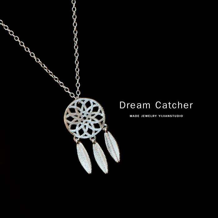 Ожерелья и кулоны Ловец снов из стерлингового серебра 925 пробы | Украшения
