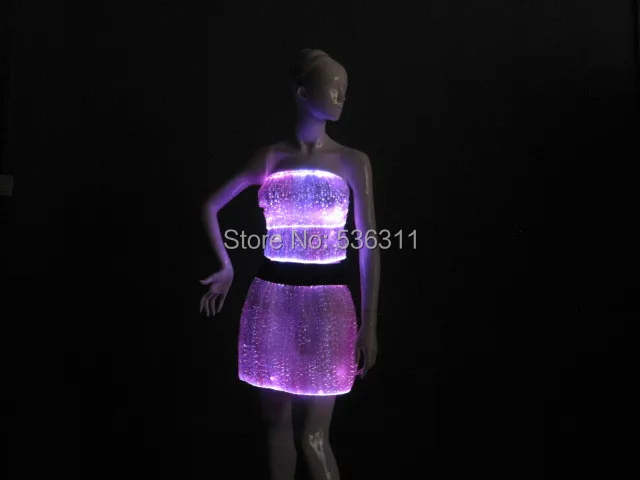 Оптовая продажа с фабрики светодиодные танцевальные костюмы светящаяся одежда