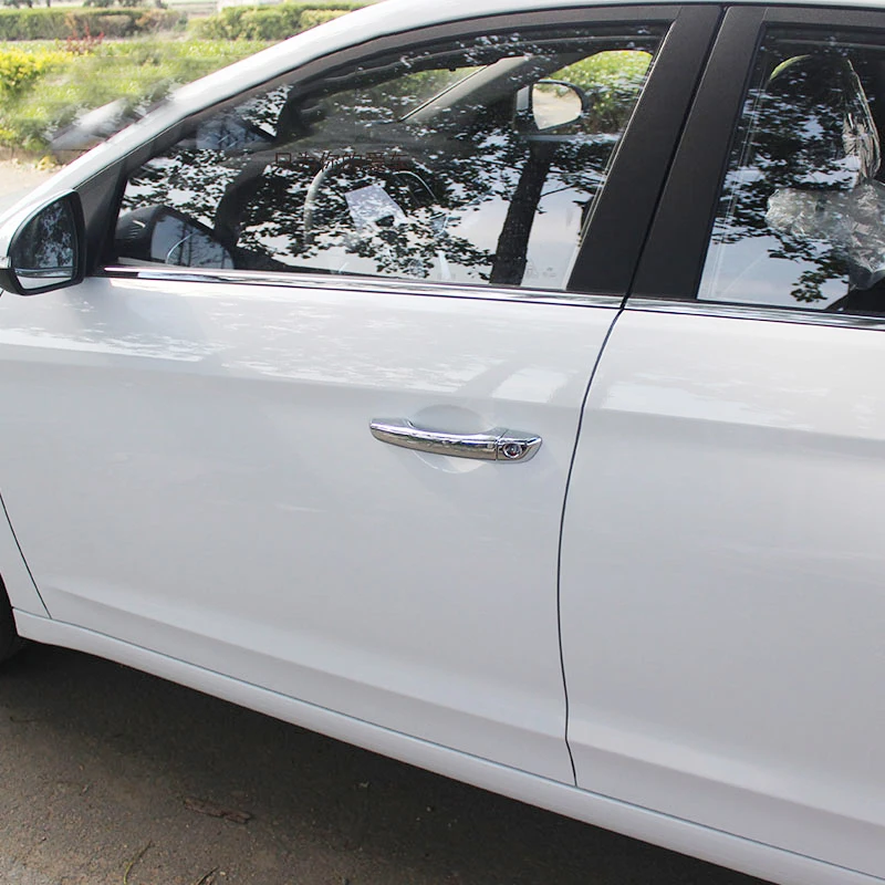 Для Hyundai Elantra Avante 2016 2017 ABS Хромированная Дверная ручка Крышка отделка Литье