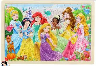 Disney Puzzle Disney замороженные Микки и Минни Маус София головоломки 100 шт. обучения Развивающие интересные деревянные игрушки для детей подарок развивающие игрушки пазлы развивающие игрушки для детей головоломка игрушка бизиборд - Цвет: Disney Puzzle