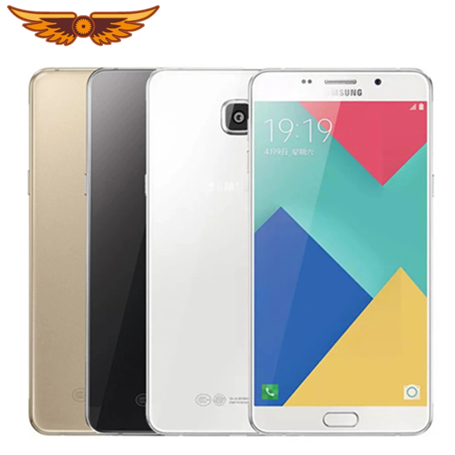 Оригинальные samsung Galaxy A9100 6,0 дюймов 4 GB Оперативная память 32 ГБ Оперативная память 4G LTE 16.0MP Octa Core 5000 Max две sim карты NFC OTG телефона