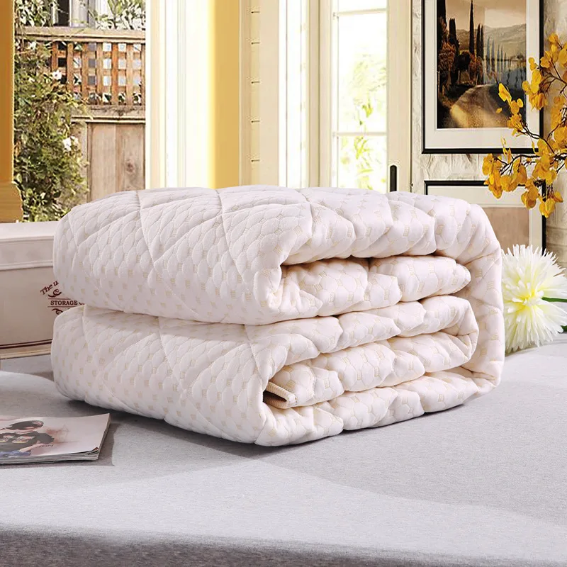 Стеганое постельное белье простыни мягкие дышащие удобные трикотажные матрас