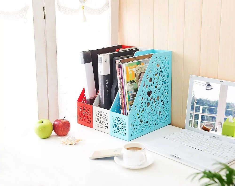 Manufacturer of Office Supplies Plastic Folder Wearing File Basket Shelf Receive Desktop Is Received Free Shipping |