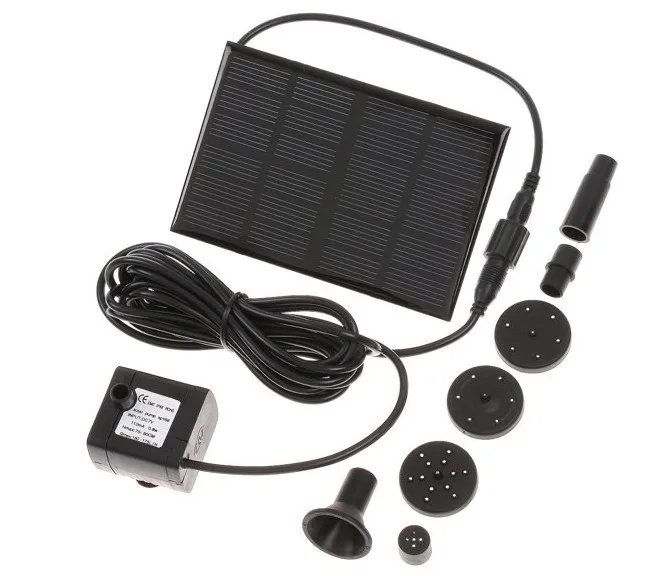 

9V1.8W Solar Pump, Danibos Solar Power Panel Kit Water Pump for Garden Pond Fountain Pool