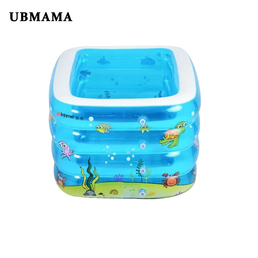 Четыре кольца надувной квадратный бассейн Детская ванна шаровая яма Летние