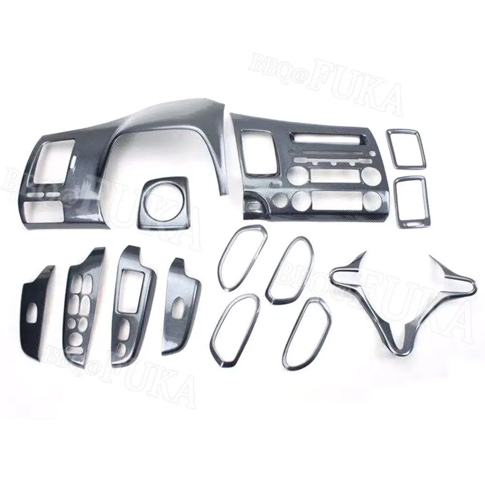 Для Honda Civic 8 2006 2007 2008 2009 2010 14 шт. цветные чехлы из углеродного волокна для украшения