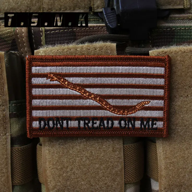 Вышитая наклейка TSNK армейский Тактический бейдж не наносите на меня Armlet|badge