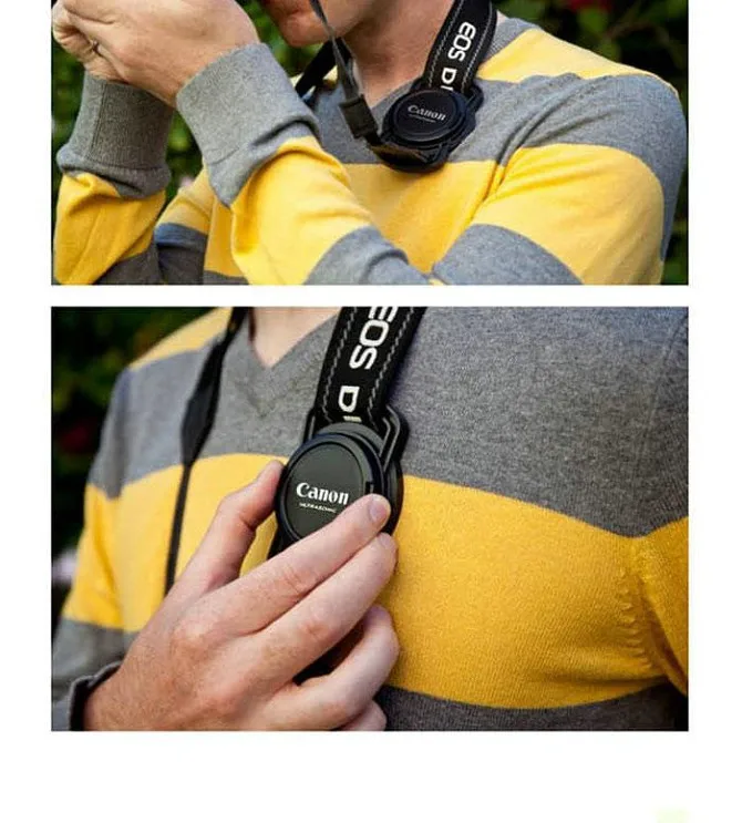 Крышка объектива камеры анти-потерянная застежка ремни Пряжка для DSLR 40 5/49/62 мм
