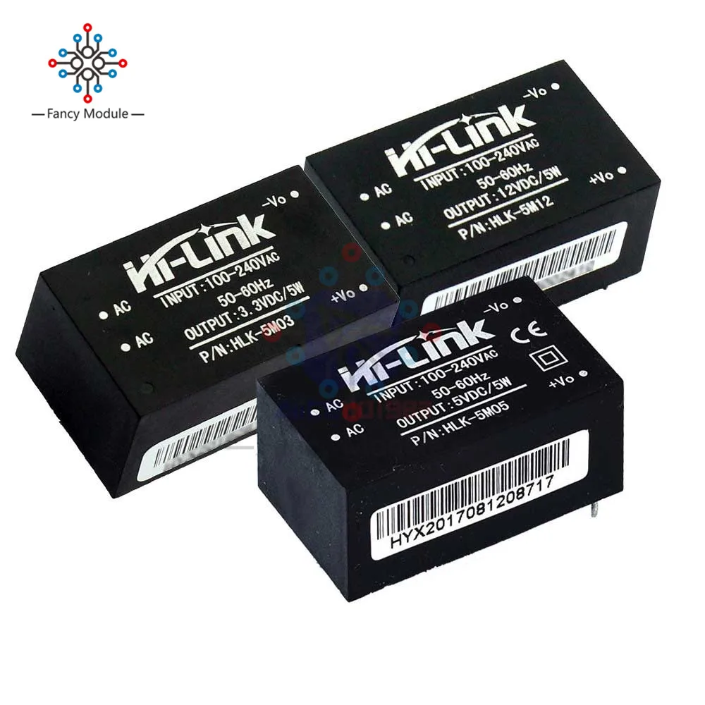 240V до 3,3 V 5V 12V HLK-5M03 HLK-5M05 HLK-5M12 5 Вт модуль ldo понижающего преобразователя Переключатель Питание модуль для интеллигентая(ый) бытовой