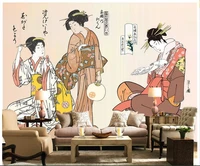 3d wallpaper custom photo non woven mural wall stickers japans maid chat painting living room wallpaper for walls 3d