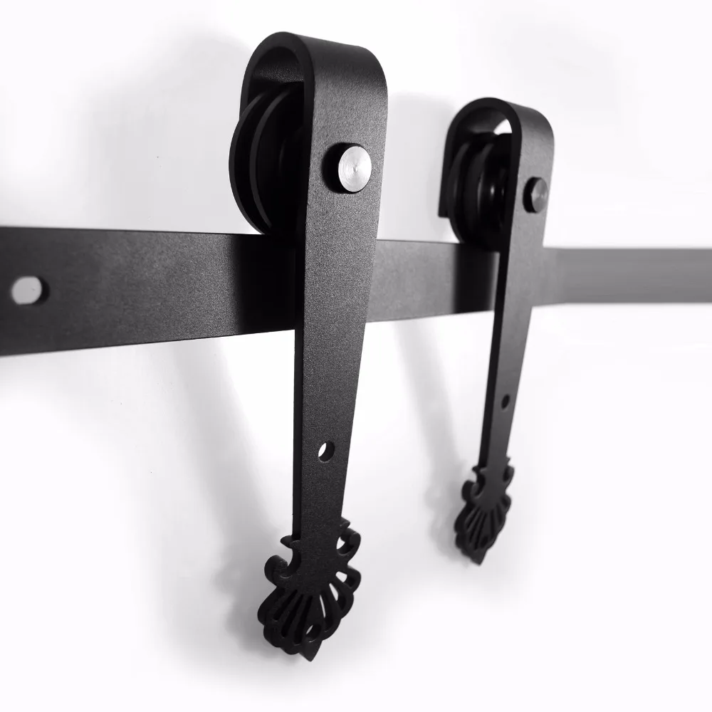 LWZH деревенская деревянная дверь комплект оборудования для шкафа раздвижная