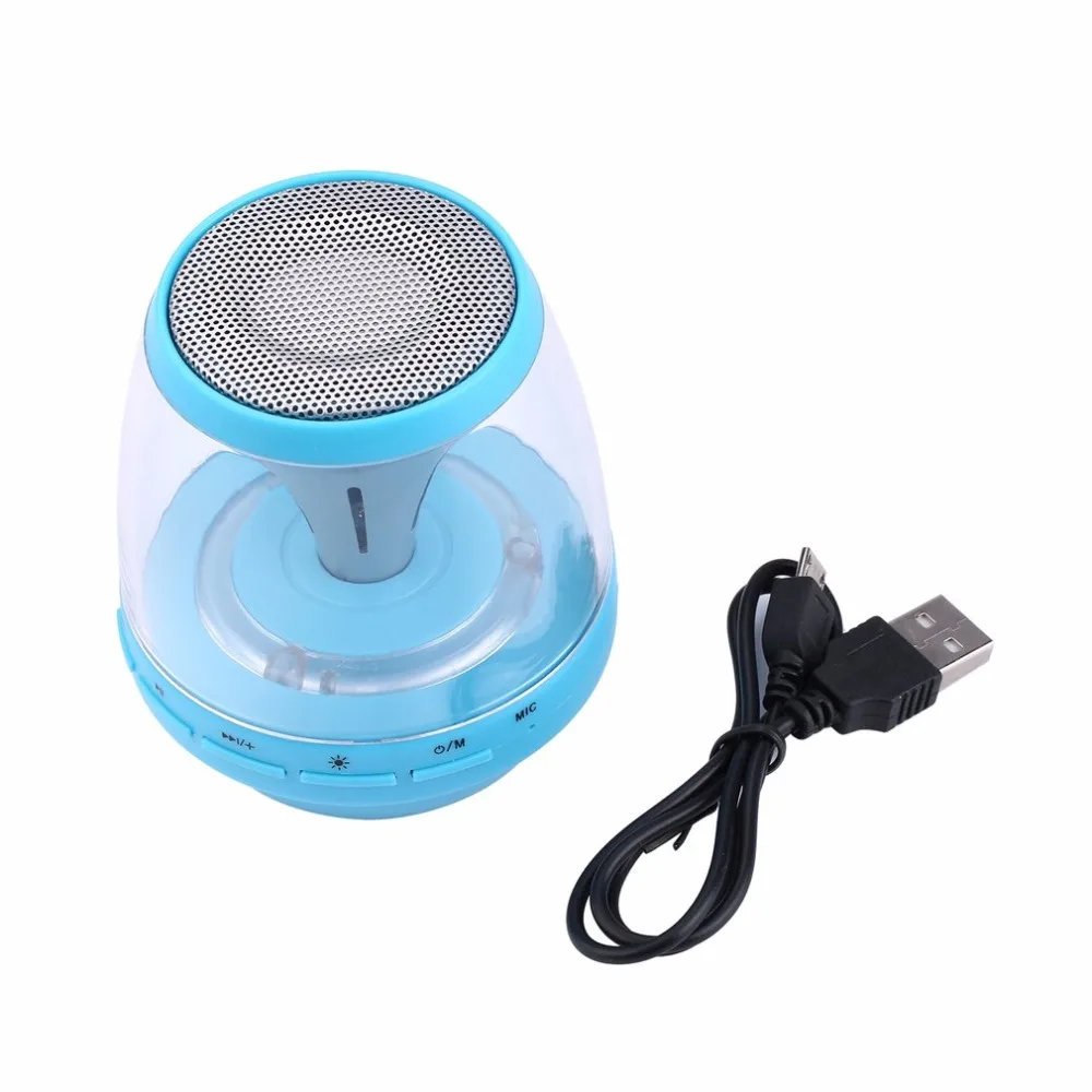 Портативный СВЕТОДИОДНЫЙ беспроводной Bluetooth колонки с функцией чтения TF USB FM Bluetooth стерео музыка для мобильного телефона
