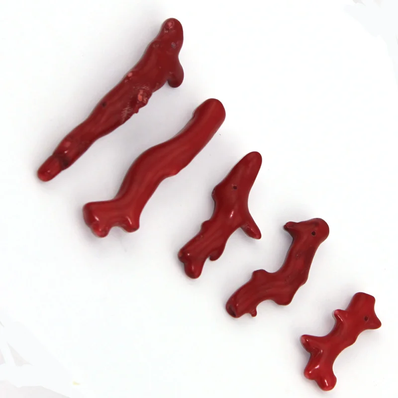 Free Shipping 8pcs 100% Real Wholesale Natural Branch Red Coral Jewelry Making loose Beads|bead finding|bead jewelry wholesalebead kits |