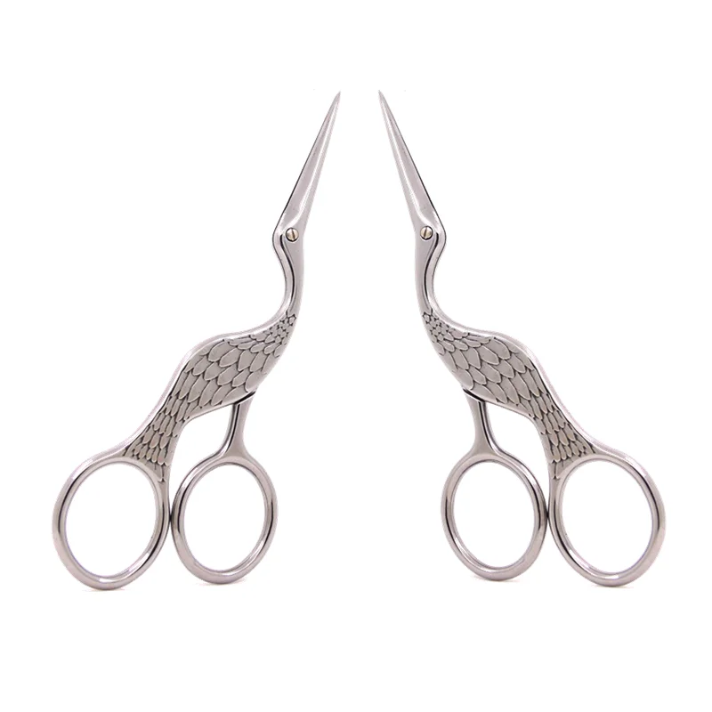 Винтаж цапля портной ножницы сплав Швейные Pinking джинсовая ткань кожа ремесленный
