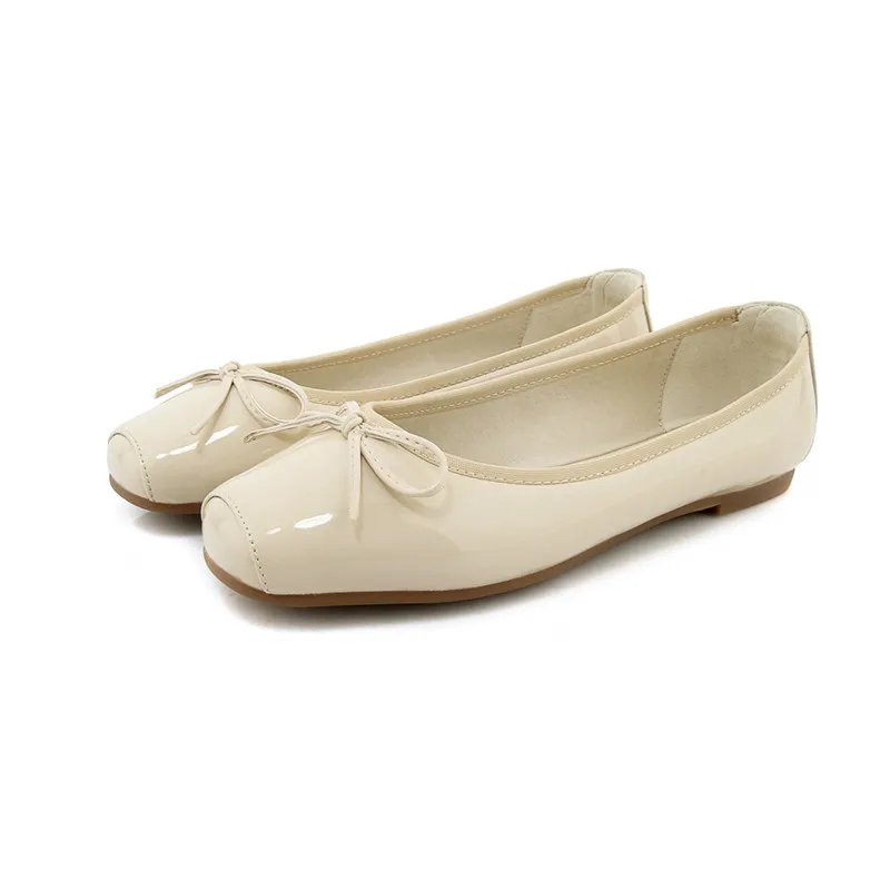 Женские туфли с острым носком из мягкой кожи женские на Плоском Каблуке женская