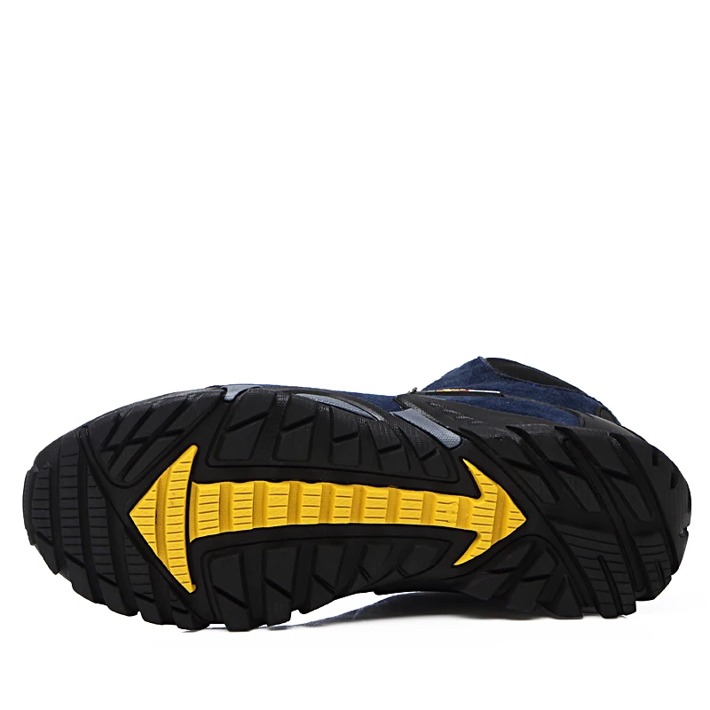 Мужская обувь 2017 года зимние кожаные ботинки с мехом внутри дышащие мужские