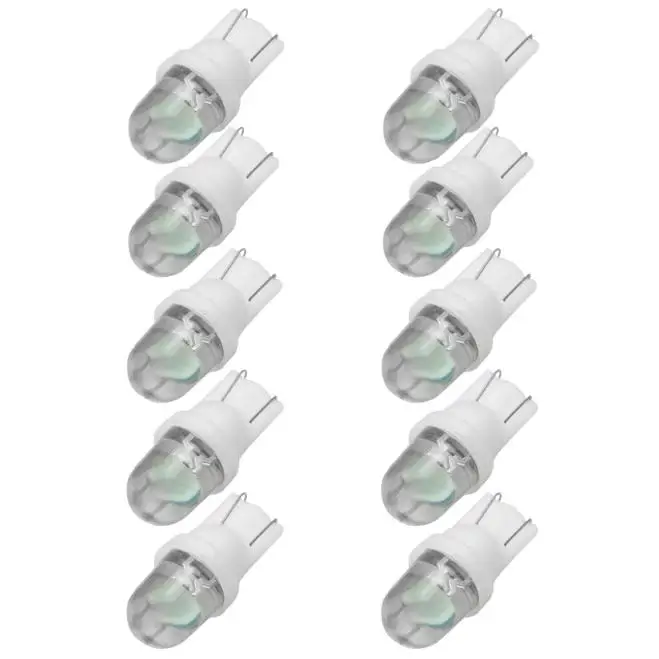10 шт. белый T10 W5W светодиодный автомобиль клин светильник SideNumber пластина лампа DC12V
