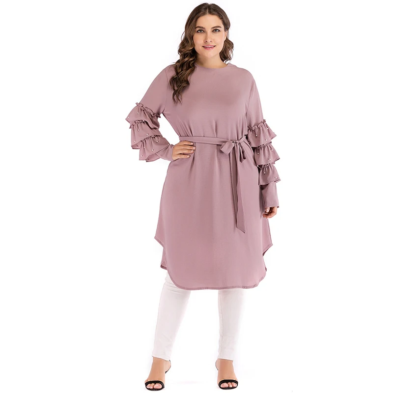 Vestidos платье Дубая женское мусульманский хиджаб платье Tesettur Elbise Caftan арабское платье Рамадан Турецкая мусульманская одежда