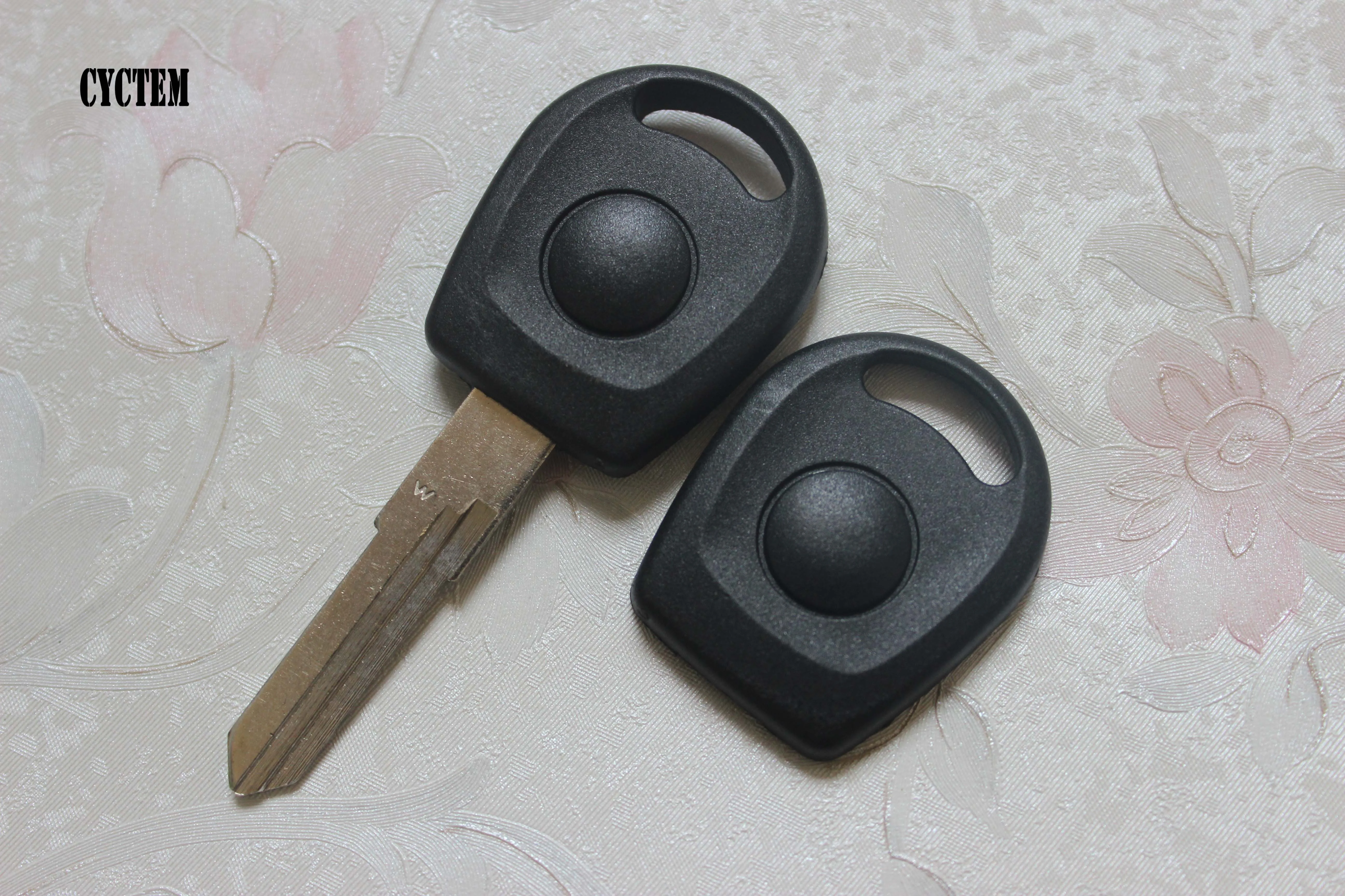 CYCTEM Auto Key Shell Casing Car Transponder Key Blank Case Cover Fit For Volkswagen