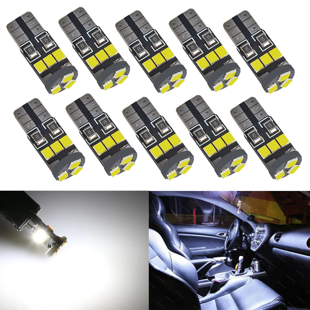 VANSSI 10x T10 W5W светодиодный 9 2835SMD Высокая мощность 168 194 2825 светодисветодиодный