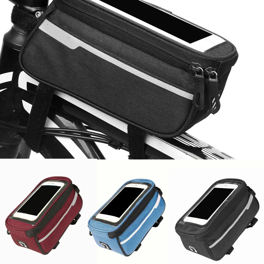 

Multifunctional Bicycle Bags Waterproof Touch Screen Cycling Bike Bag Outdoor Sports for 6.0 inch Mobile Phone