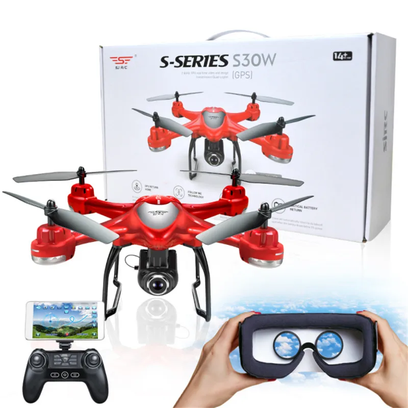 S-SERIES S30W двойной gps динамический следить wifi FPV с 720 P широкоугольной камерой RC Дрон Квадрокоптер гоночный