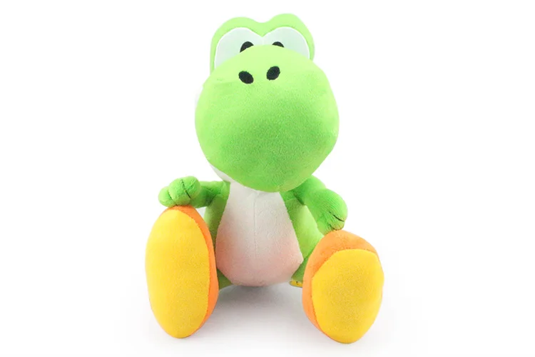 Yoshi Плюшевая Кукла Super Mario Bros игрушка с тегом мягкий зеленый Йоши кукла детские подарки