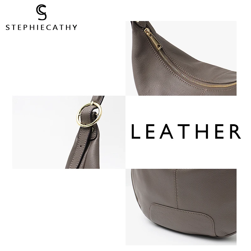 SC Роскошные Брендовые женские сумки Хобо из натуральной кожи высокого качества