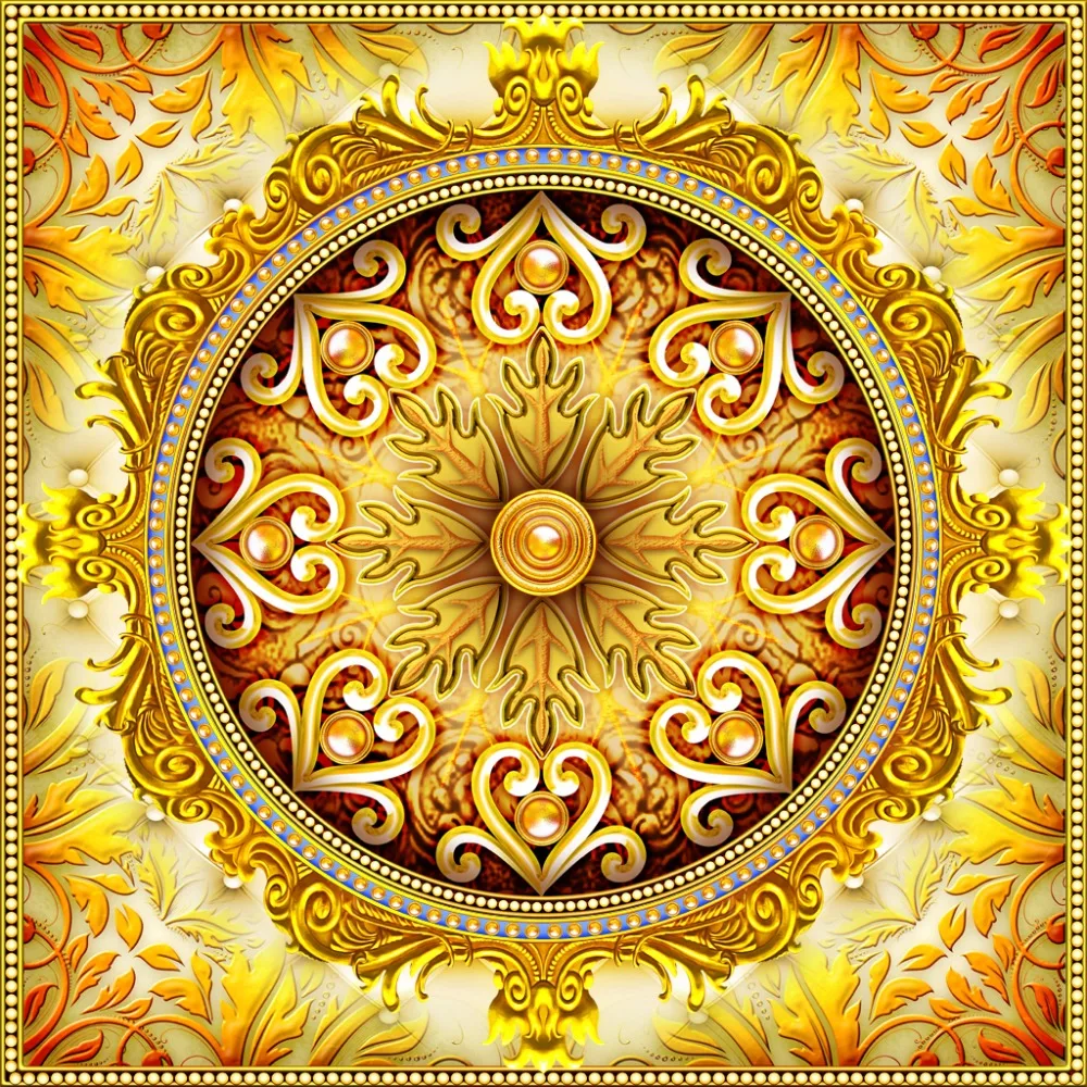 Классические винтажные шторы 3D занавески для гостиной спальни с узором красивые