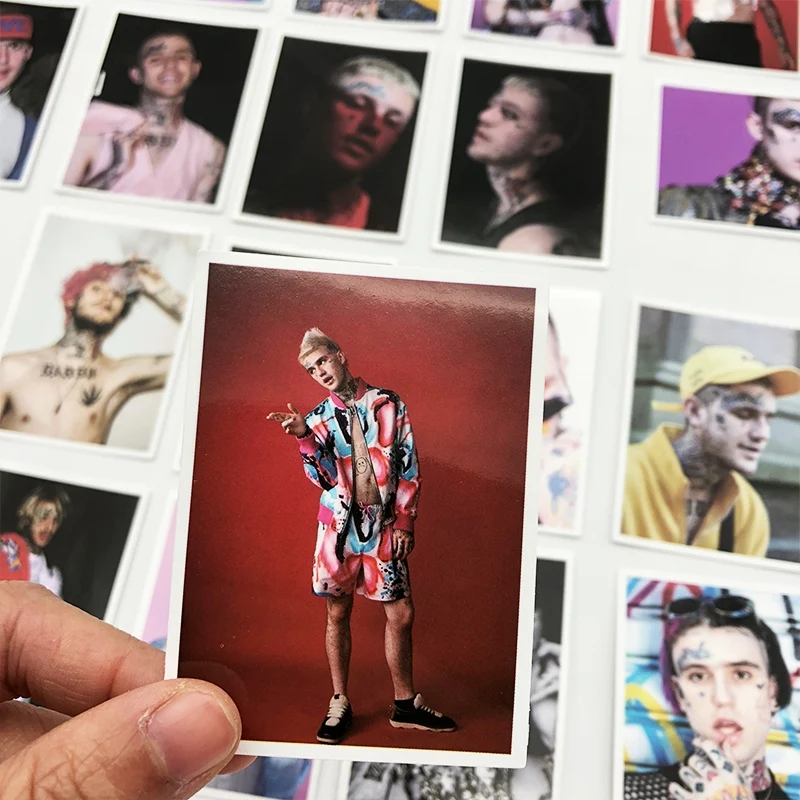 25 шт./лот граффити рок музыка наклейка певец Lil Peep для ноутбука багаж скейтборд