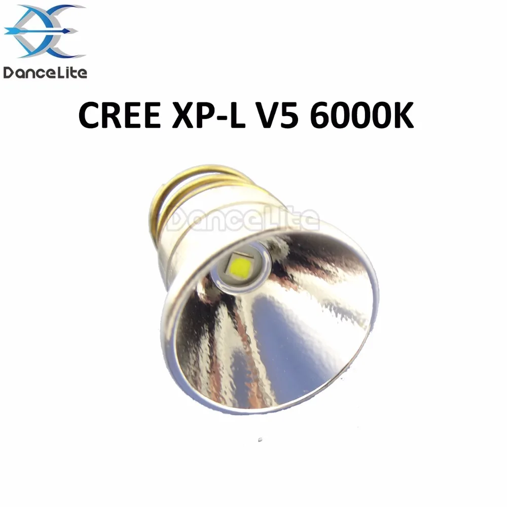 1 шт. 26 5 мм 1800лм 10 Вт XP L V5 Белая светодиодная лампа встроенный модуль для фонарика
