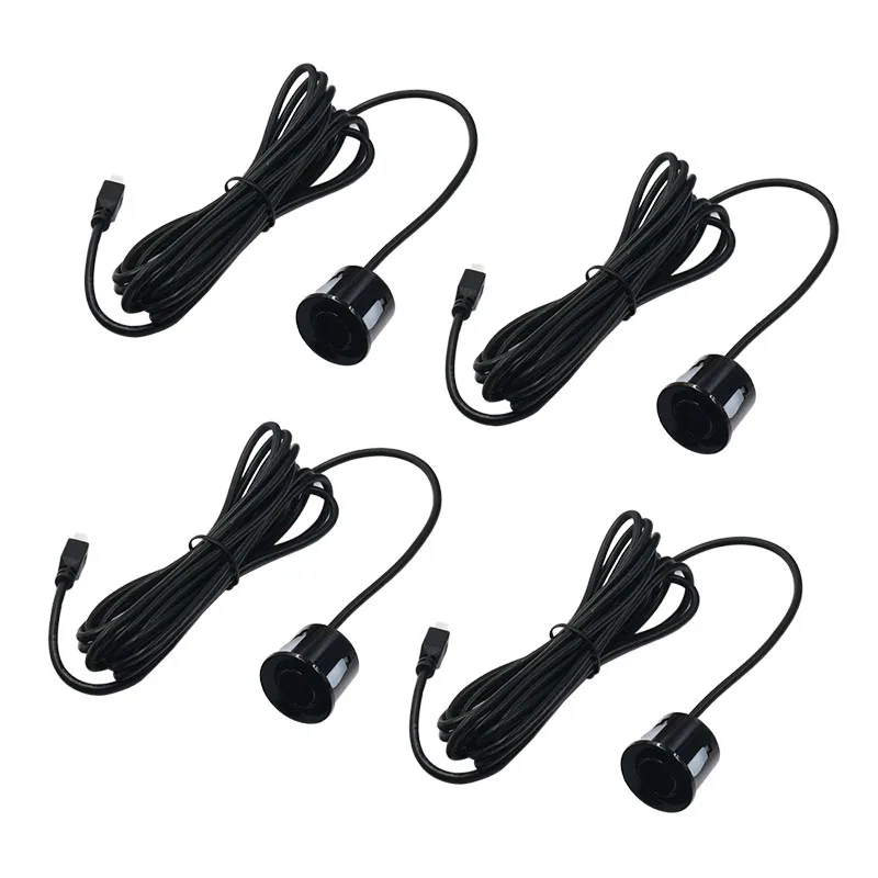 4 Sensors Buzzer 22mm Car Parking Sensor Kit Reverse Backup Radar Sound Alert Indicator Probe System 12V 9 Colors Free Ship | Автомобили и