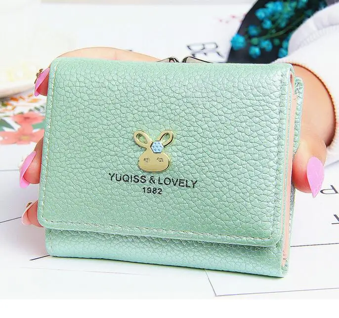 

Small Lock Women Wallet Short Female Purse Brand Coin Purse Wallet Mini Carteira Feminina Fashion Lady Wallets Card Holders Bags
