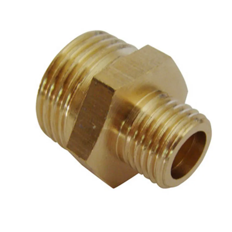 1/4 &quotMale x 1/2&quot Male BSP Латунная Труба Шестигранная ниппельная арматура Быстрый