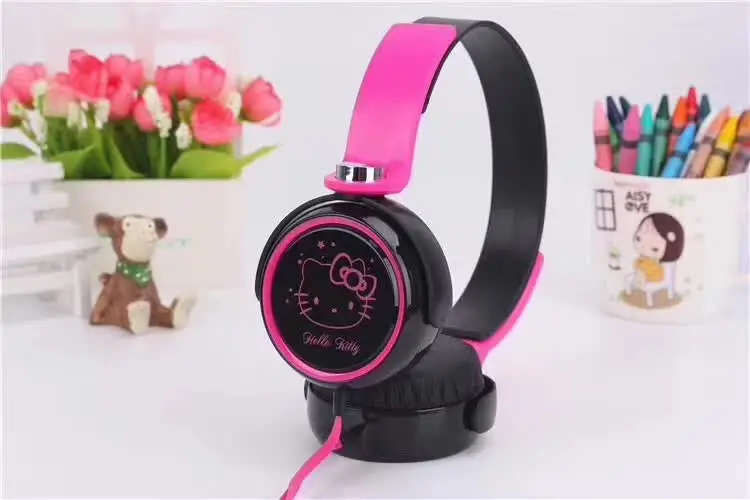 Мультяшные наушники гарнитура милые hello kitty Наушники для мобильный телефон