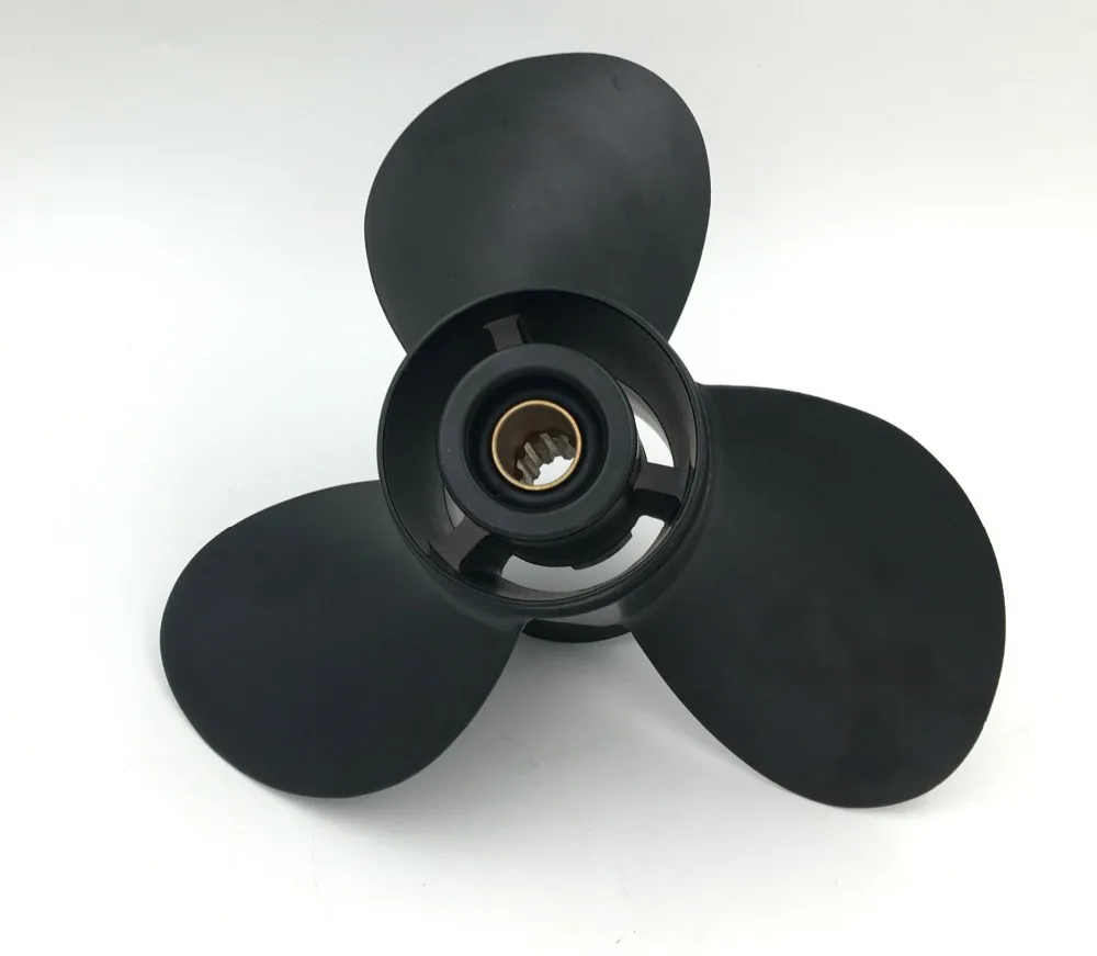 

10.25x9 for 20-30hp for Suzuki aluminium propellers outboard motor 10 teeth spline boat accessories marine propellers