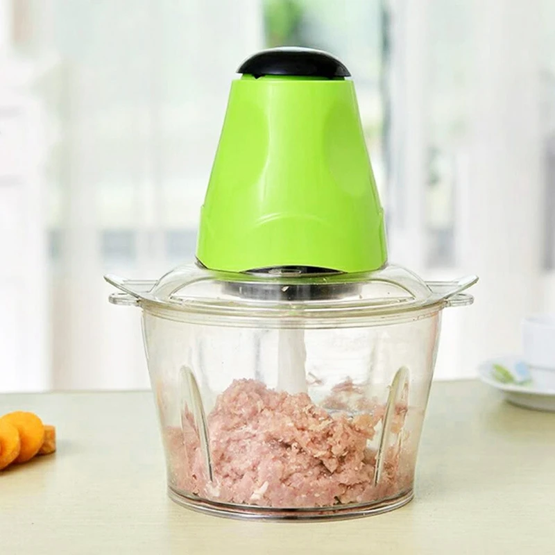 

Food Chopper Electric Meat Grinder Machine Kitchen Aid,Mini Food Processor 2L Bowl Grinder For Meat Vegetables Fruits Food Sau