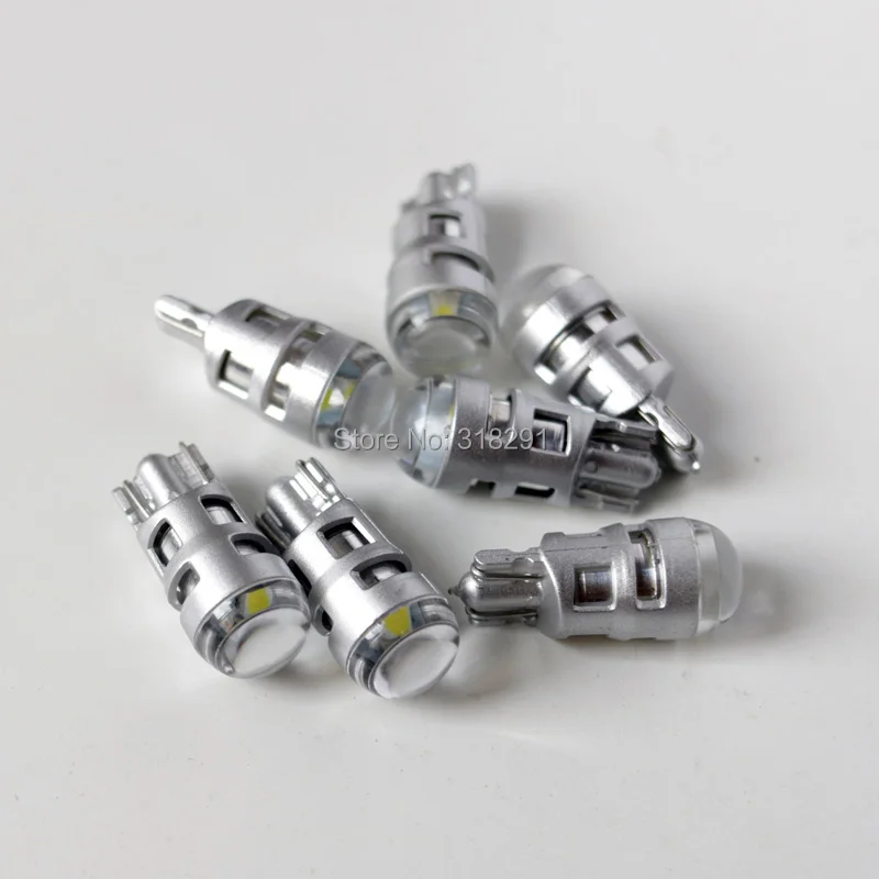 Новинка тип 100 шт./лот T10 3030SMD 1-2 светодиода 1 Вт W5W Авто светодиодное освещение автомобиля Клин лампы